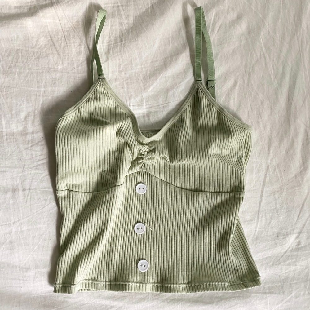 sage green tank